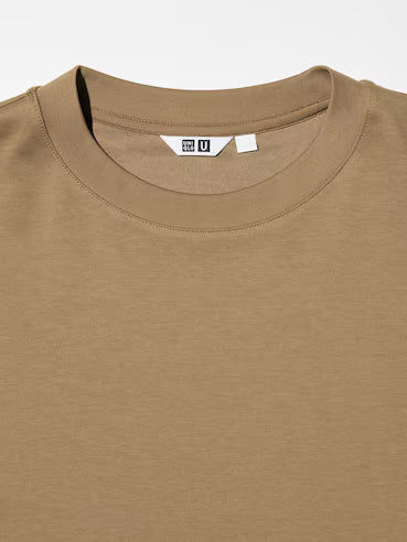 Cotton Oversized Crew Neck T-Shirt with Text