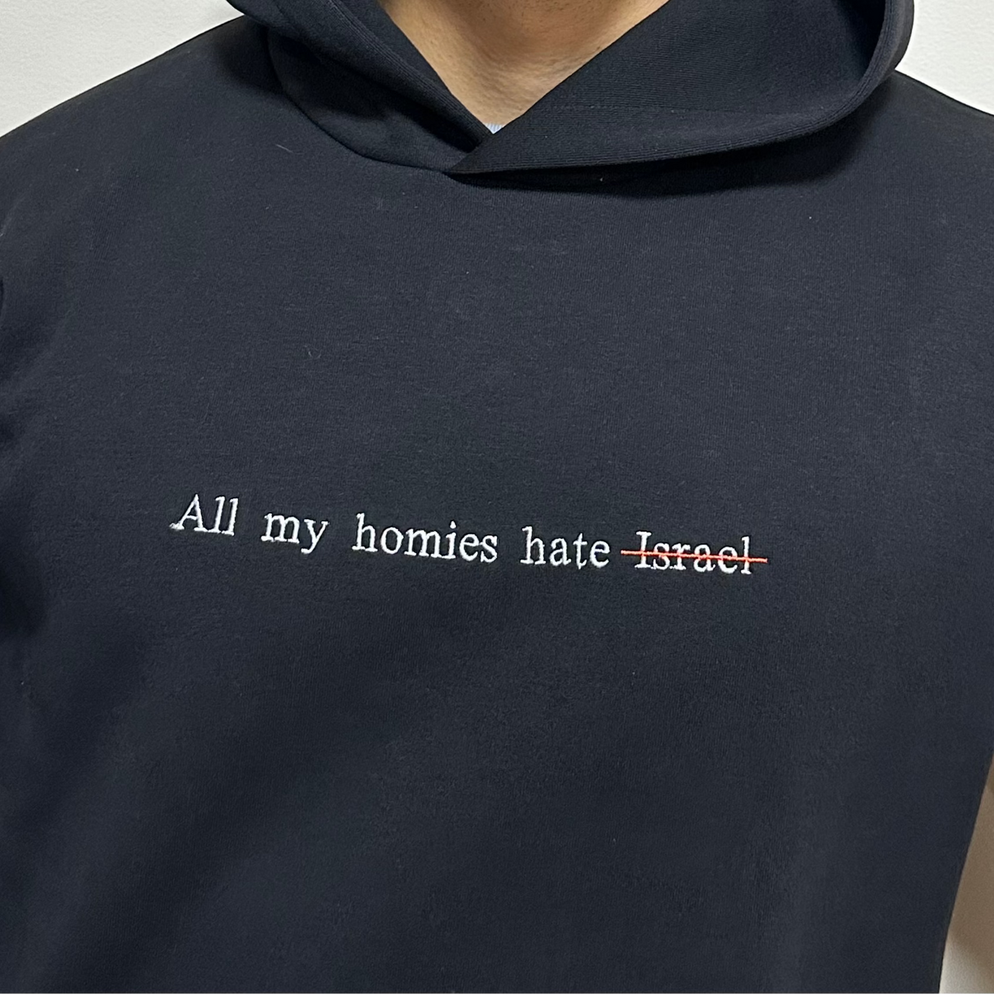 Pullover Hoodie with Text
